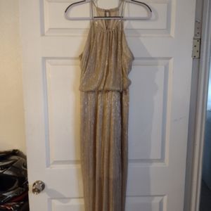 En Focus Studio Gold Shimmer Gown